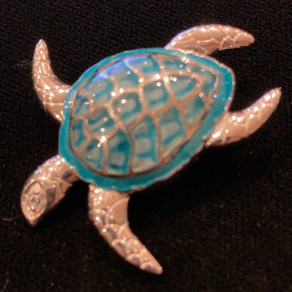 Nicole Barr Sea Turtle Brooch